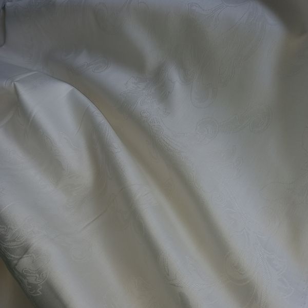 Постільна білизна IVORY CURL Жакард MERISET - Сімейний на резинці 550651 фото