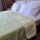 Покривало велюрове стьобане Tenderness SoundSleep олива 200х220 см 6498 фото 1