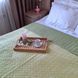 Покривало велюрове стьобане Tenderness SoundSleep олива 200х220 см 6498 фото 7