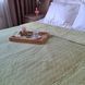Покривало велюрове стьобане Tenderness SoundSleep олива 200х220 см 6498 фото 8
