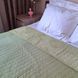 Покривало велюрове стьобане Tenderness SoundSleep олива 200х220 см 6498 фото 3
