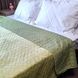 Покривало велюрове стьобане Tenderness SoundSleep олива 200х220 см 6498 фото 6