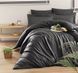 Постільна білизна ANTHRACITE Premium Сатин однотон MERISET - Сімейний на резинці 550233 фото 1