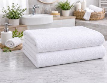 Набір з 2 махрових рушників SoundSleep Hotel 500г SoundSleep білий (2800004992299) 8746 фото