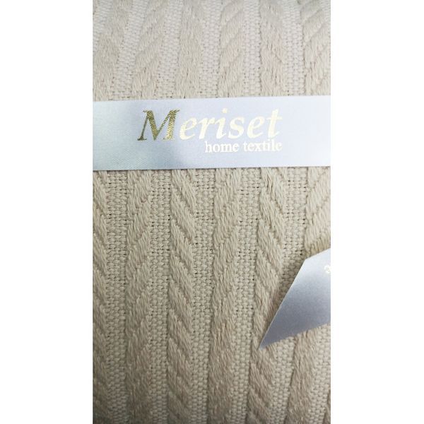 Покривало Піке КОСИЧКА Ніжна пудра MERISET 550483 фото