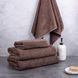 Рушник SoundSleep Tender махровий 50х90 см 550г шоколадний (2800004633239) 6924 фото 1