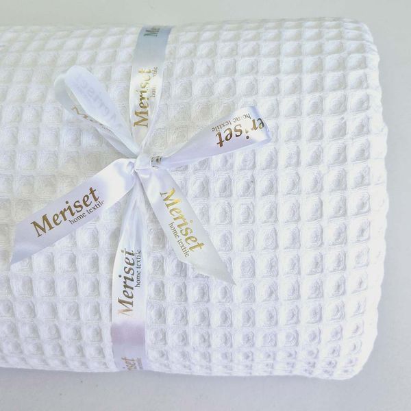 Покривало ПІКЕ ГРЕЦЬКЕ біле MERISET - 230х260 2312456150 фото