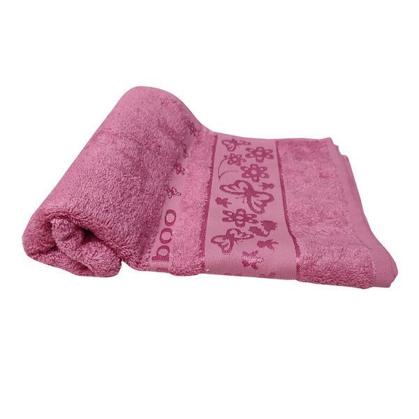 Рушник SoundSleep Bamboo махровий 50х90 см 400г рожевий (2800005069990) 8754 фото