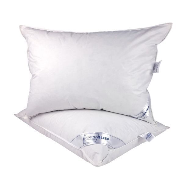 Подушка SoundSleep Air Soft 100% пуху 50х70 см біла (92051799) 1129 фото Подушка SoundSleep Air Soft 100% пуху 50х70 см біла (92051799) 1129 фото