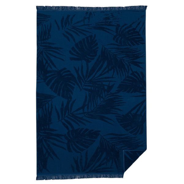 Рушник пляжний жакардовий SoundSleep Hawaii dark blue 100х150 см 1962 фото
