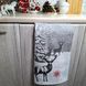 Кухонний рушник SoundSleep Winter Time різдвяний вафельний 45х60 см сірий (2800004667203) 7555 фото 6