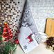 Кухонний рушник SoundSleep Winter Time різдвяний вафельний 45х60 см сірий (2800004667203) 7555 фото 4