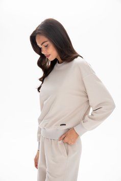 Світшот жіночий коллекція Cotton Fleece, тауп 97416185 фото