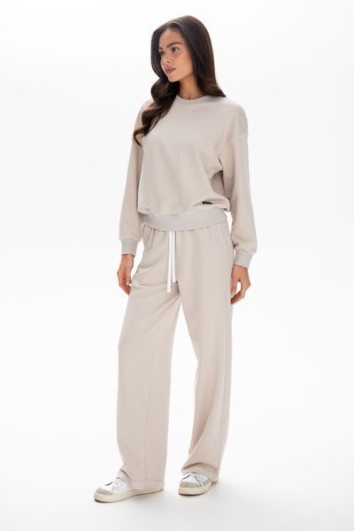 Світшот жіночий коллекція Cotton Fleece, тауп 97416185 фото