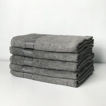 Рушник махровий SoundSleep Rossa 50х90 см сірий (92988491) 2201 фото