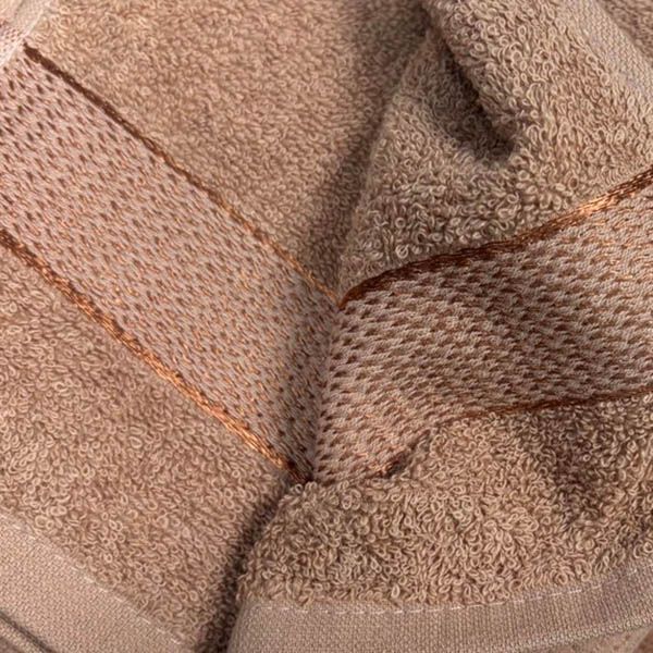 Рушник махровий SoundSleep Rossa 40х70 400 г темно-бежевий (2800004734042) 7967 фото