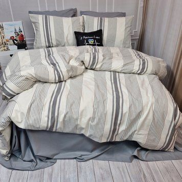 Постільна білизна NOSTALGIC stripe Тенсел/Ранфорс MERISET 550857 фото