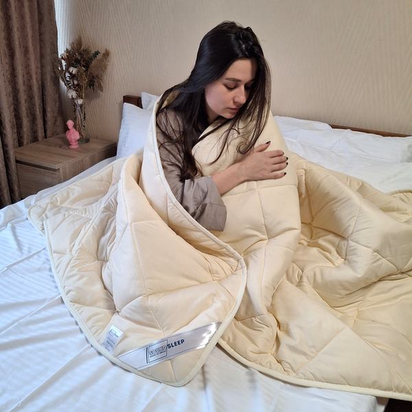 Ковдра вовняна SoundSleep Pure зимова 140х205 см 2418 фото Ковдра вовняна SoundSleep Pure зимова 140х205 см 2418 фото