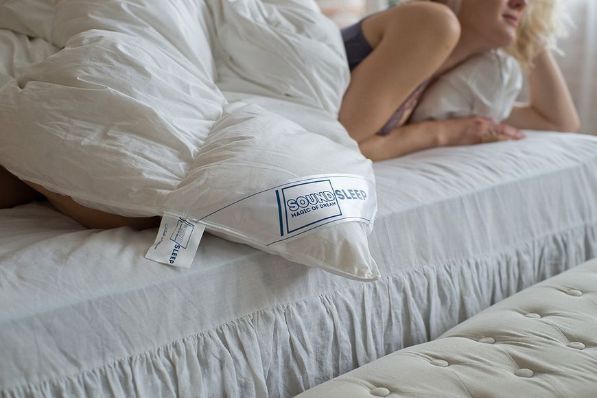 Ковдра SoundSleep Zero gravity пухова 90% сірий пух демісезонна 155х210 см 1000г (91688231) 6875 фото Ковдра SoundSleep Zero gravity пухова 90% сірий пух демісезонна 155х210 см 1000г (91688231) 6875 фото