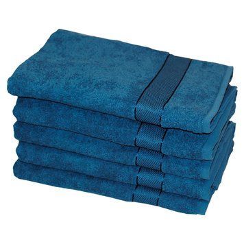 Рушник махровий SoundSleep Rossa 70x140 см синій 2797 фото
