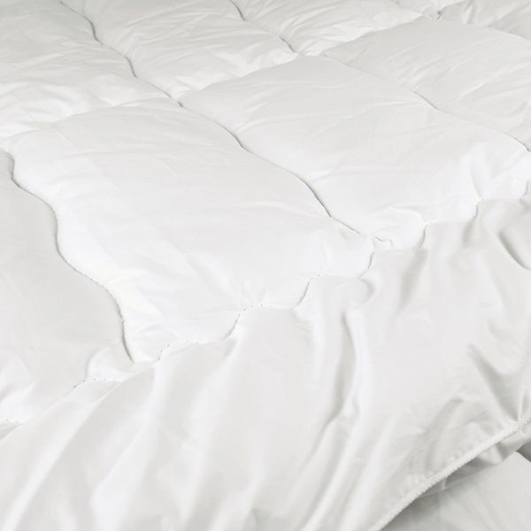 Ковдра SoundSleep Woolen Gold зимова вовняна тик 140х205 см 450г молочна (2800004643573) 6908 фото