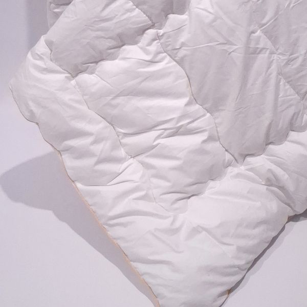 Ковдра SoundSleep Woolen Gold зимова вовняна тик 200х220 см 450г молочна (2800004643580) 6909 фото