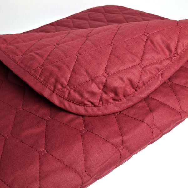 Покривало SoundSleep Siera бавовняне ранфорс 160х220 см бургунді (2800004819152) 8446 фото