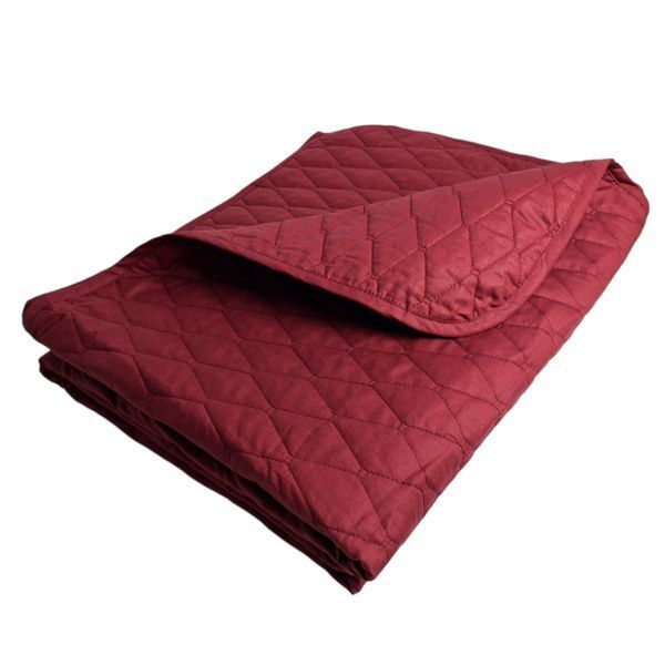 Покривало SoundSleep Siera бавовняне ранфорс 160х220 см бургунді (2800004819152) 8446 фото