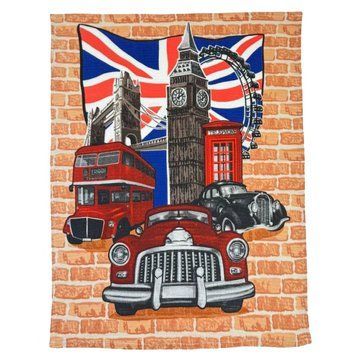 Рушник вафельний кухонний British style Emily 45х60 см 5579 фото