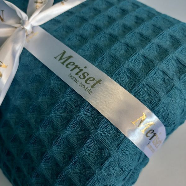 Покривало Піке ГРЕЦЬКЕ Бірюза MERISET - 200х230 2312155640 фото Покривало Піке ГРЕЦЬКЕ Бірюза MERISET - 200х230 2312155640 фото