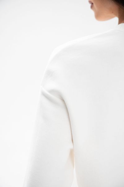 Світшот жіночий коллекція Cotton Fleece, молочний 101016185 фото Світшот жіночий коллекція Cotton Fleece, молочний 101016185 фото