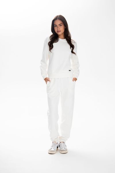 Світшот жіночий коллекція Cotton Fleece, молочний 101016185 фото Світшот жіночий коллекція Cotton Fleece, молочний 101016185 фото