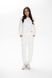 Світшот жіночий коллекція Cotton Fleece, молочний 101016185 фото 3