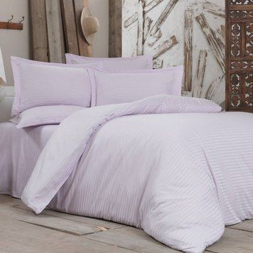 Постільна білизна LIGHT LILAC Elite Сатин страйп MERISET 550395 фото