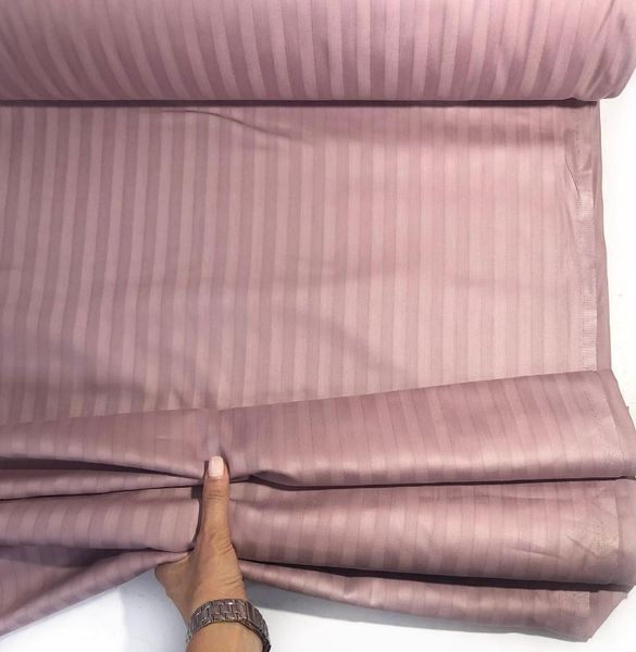 Постільна білизна PINK PUDRA Elite Сатин страйп MERISET - Сімейний на резинці 550225 фото