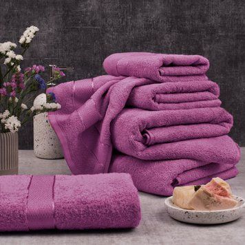 Рушник махровий SoundSleep Rossa 70x140 см сангрія (94310399) 6179 фото