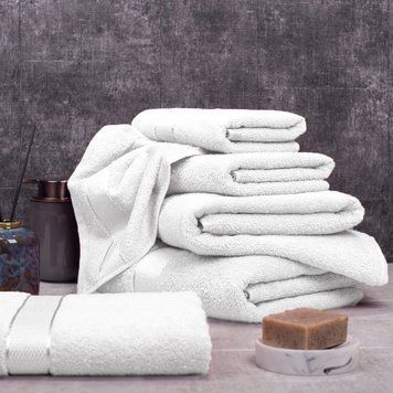 Рушник махровий SoundSleep Rossa 70x140 см біло-молочний (2000000017372) 6258 фото