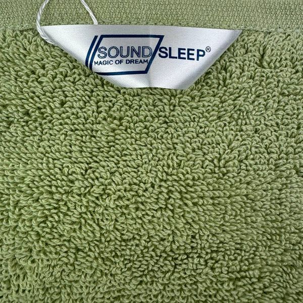 Рушник махровий з петелькою SoundSleep Delicat олива 500г/м2 70х140 см 6369 фото Рушник махровий з петелькою SoundSleep Delicat олива 500г/м2 70х140 см 6369 фото