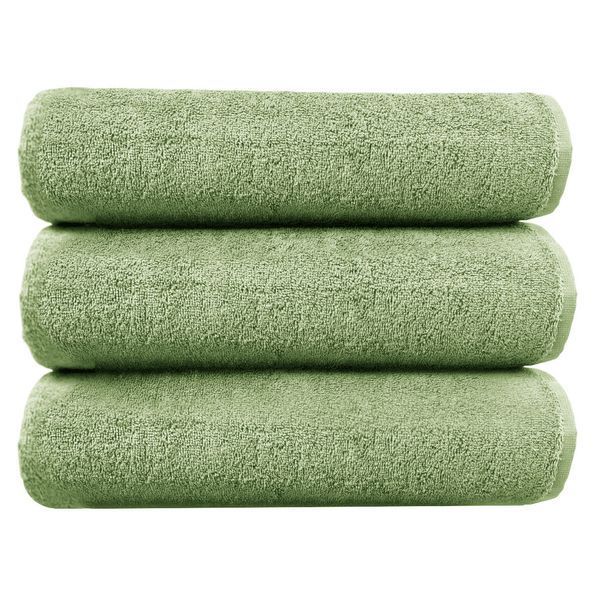 Рушник махровий з петелькою SoundSleep Delicat олива 500г/м2 70х140 см 6369 фото Рушник махровий з петелькою SoundSleep Delicat олива 500г/м2 70х140 см 6369 фото