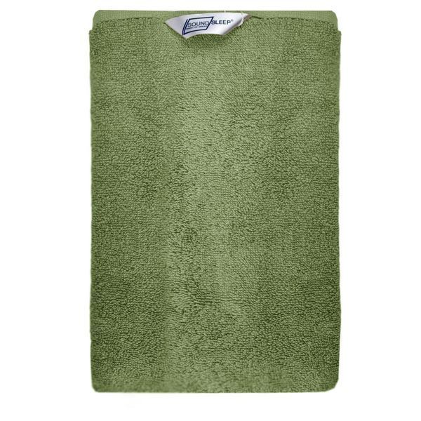 Рушник махровий з петелькою SoundSleep Delicat олива 500г/м2 70х140 см 6369 фото Рушник махровий з петелькою SoundSleep Delicat олива 500г/м2 70х140 см 6369 фото